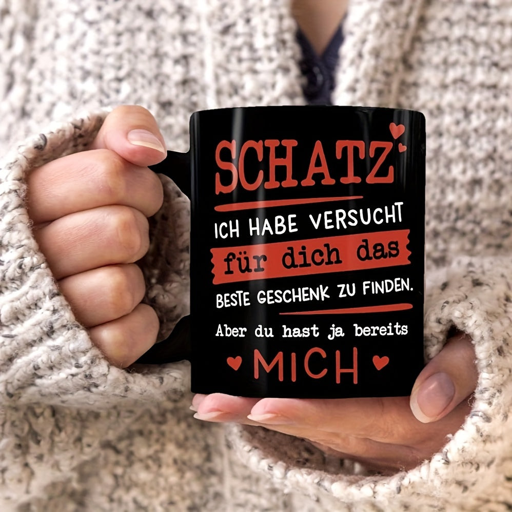 Romantische Keramik-Tasse