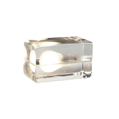 IceLuxe Light – Minimalistische Eiswürfel-LED-Glaslampe