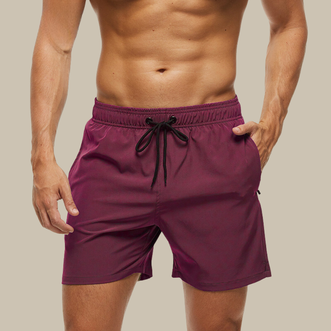 Badehose für Herren - Schnelltrocknende Badeshorts mit Stretch für den Sommer