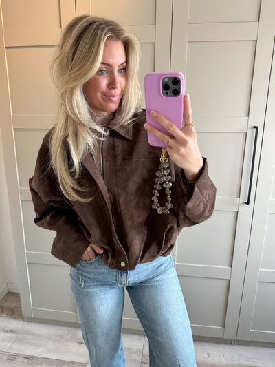 Norvella - HazelBloom Wildlederjacke