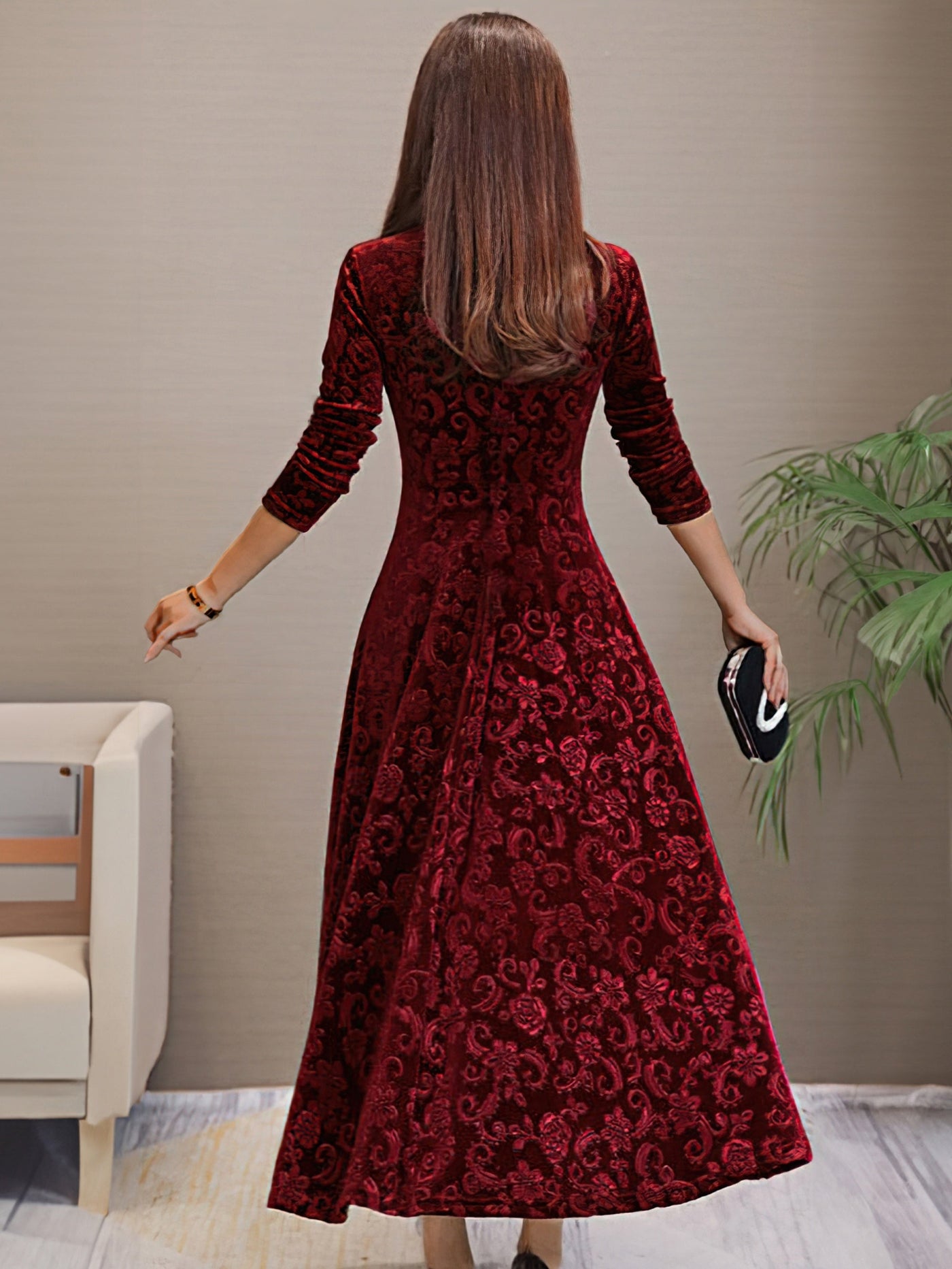 Elegantes Langarmkleid für Damen