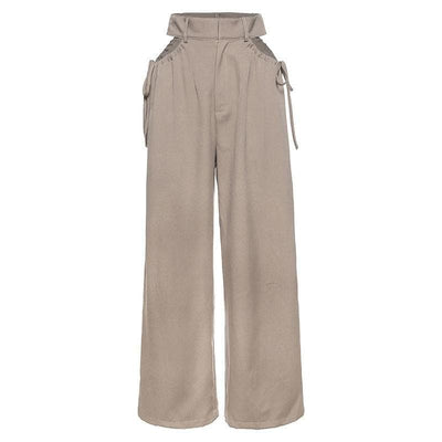 Stylische Weitgeschnittene Hose | Hohe Taille für Komfort und Eleganz