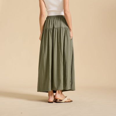 Renaissance Style High Waist Maxi Skirt