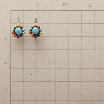 Sina – Regenbogen-Tropfenohrringe