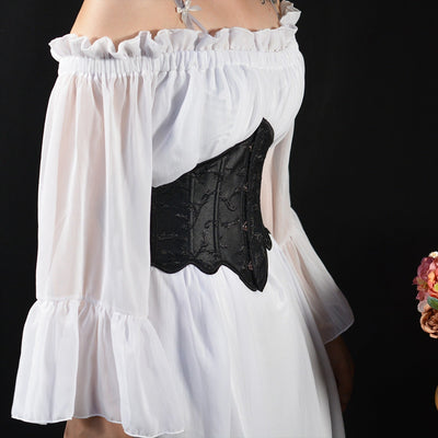 Victorian Underbust Jacquard Girdle Bustier