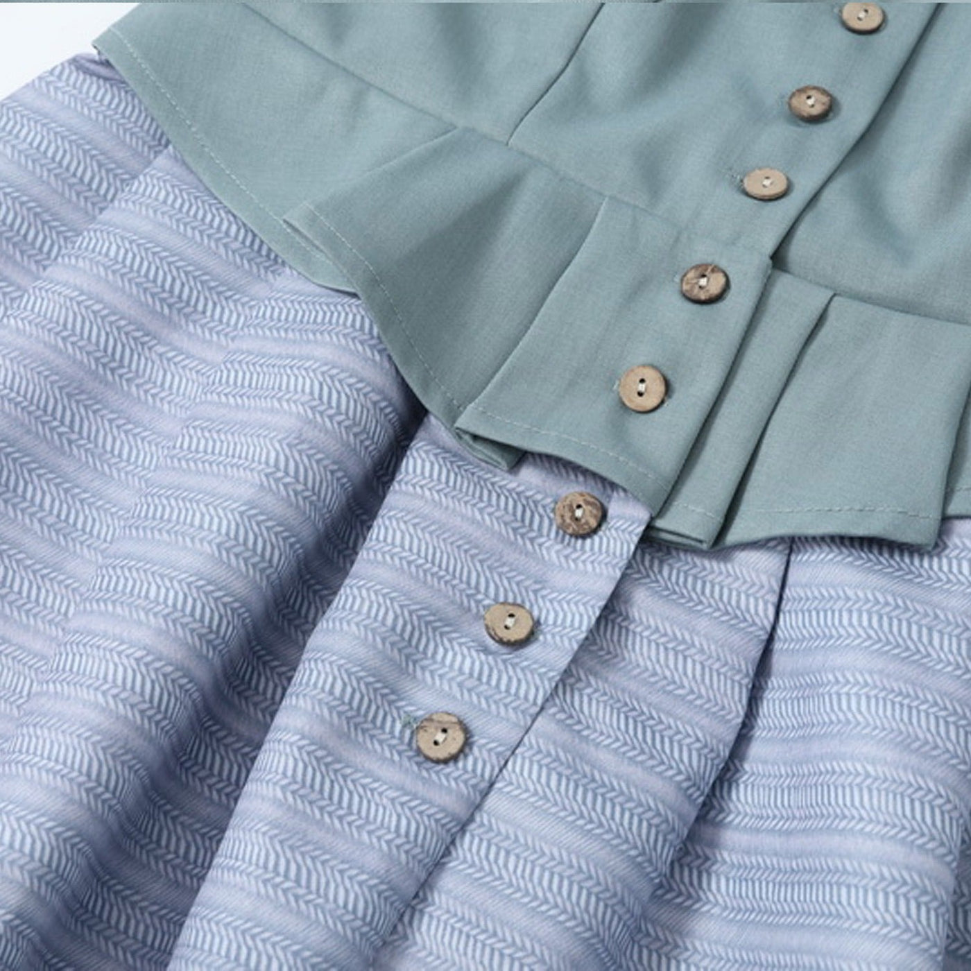 Oktoberfest Button-Up Dirndl with Long Apron