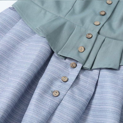 Oktoberfest Button-Up Dirndl with Long Apron