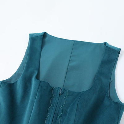 Oktoberfest Faux Fleece Dirndl with Apron