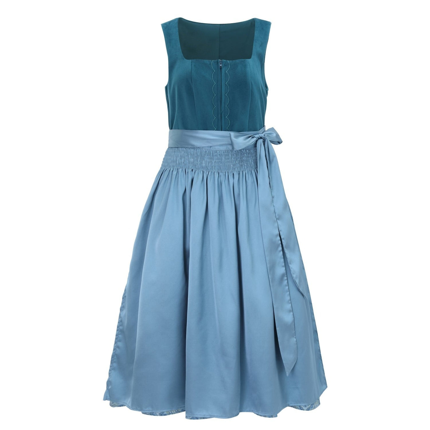 Oktoberfest Faux Fleece Dirndl with Apron