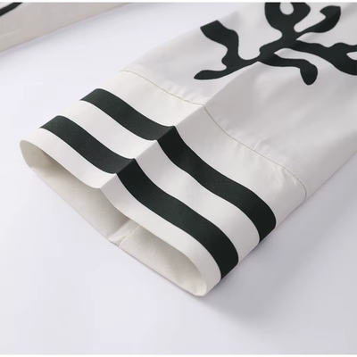 Elegantes Zweiteiler-Set mit abstraktem Print – Velorina