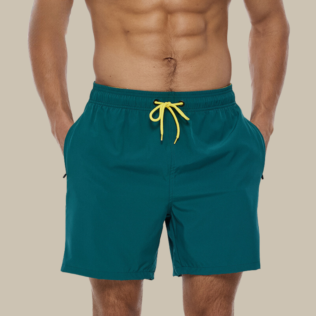 Badehose für Herren - Schnelltrocknende Badeshorts mit Stretch für den Sommer