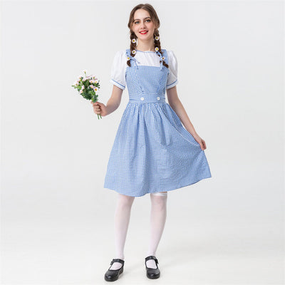 Oktoberfest Blue Gingham Dress