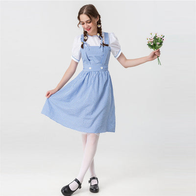 Oktoberfest Blue Gingham Dress