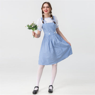 Oktoberfest Blue Gingham Dress