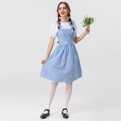 Oktoberfest Blue Gingham Dress
