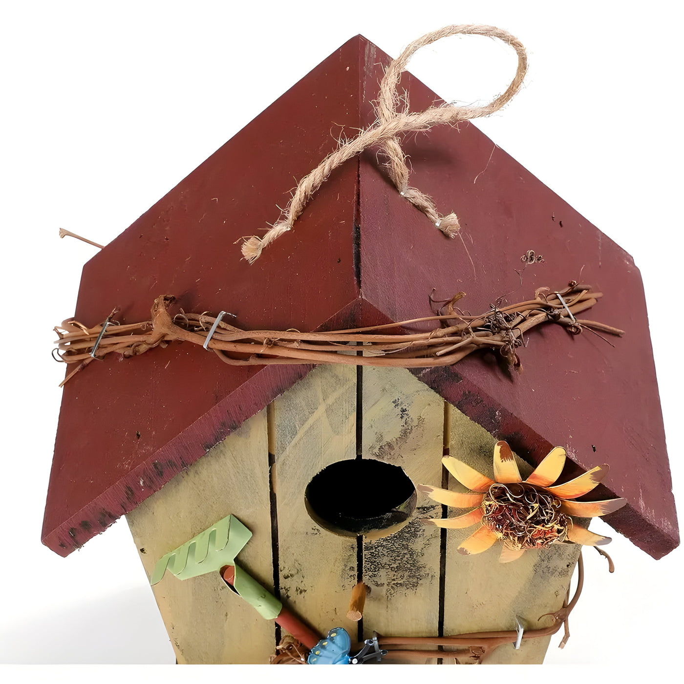 GardenPerch Nest - Dekoratives  Holz Hängendes Vogelhaus