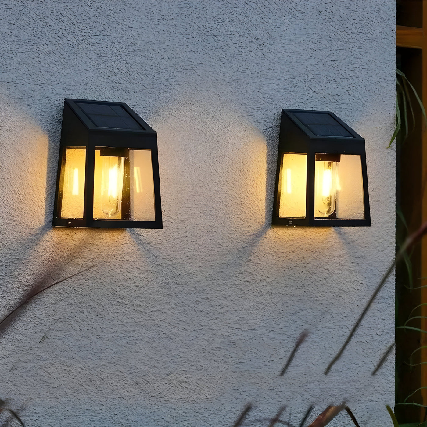 MeadowGlow Light – 2 Stück Wiederaufladbare Solar-Gartenleuchten