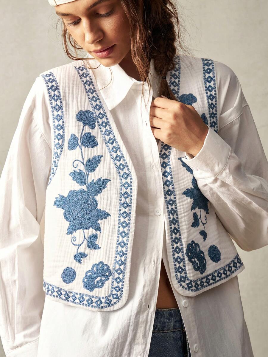 Belen | Bestickte Boho-Weste