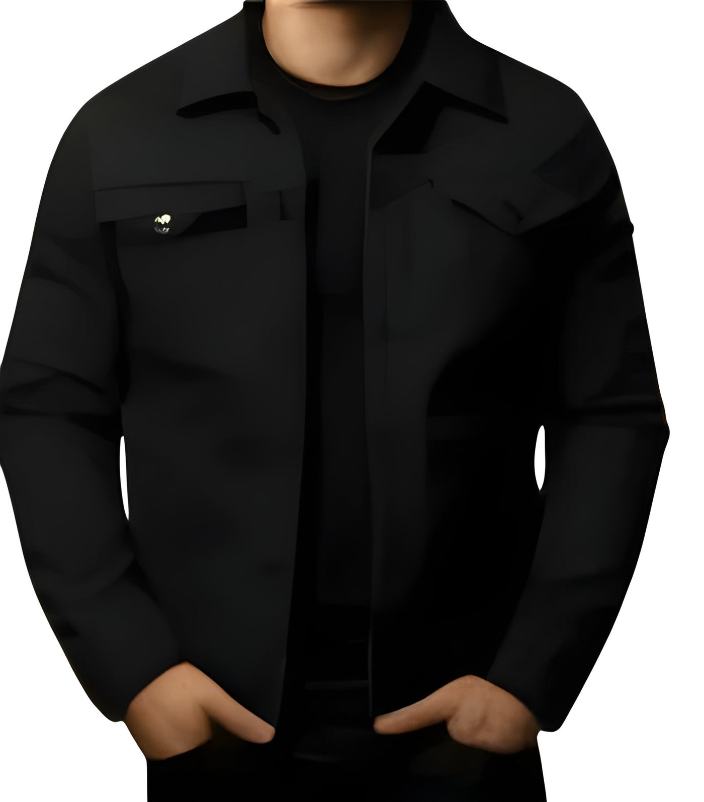 Klassische Herren Jeansjacke