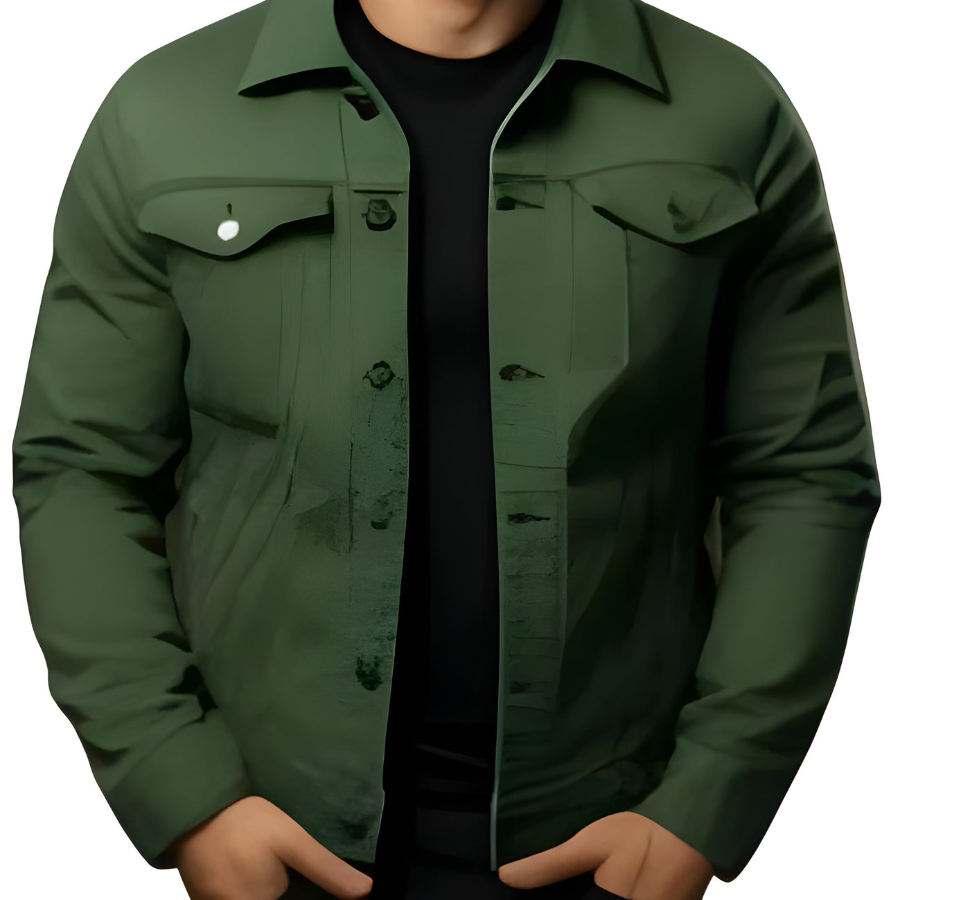 Klassische Herren Jeansjacke