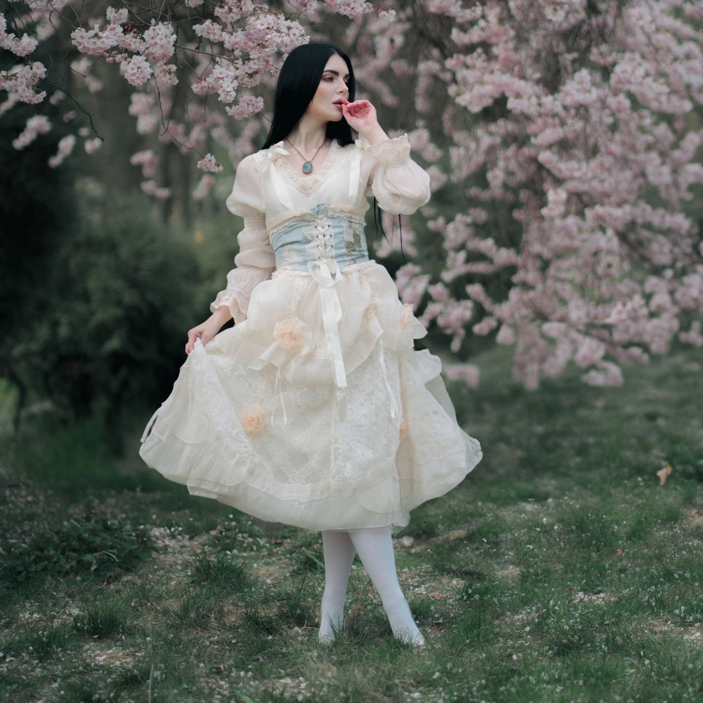 Vintage Classic Lolita OP Dress Set