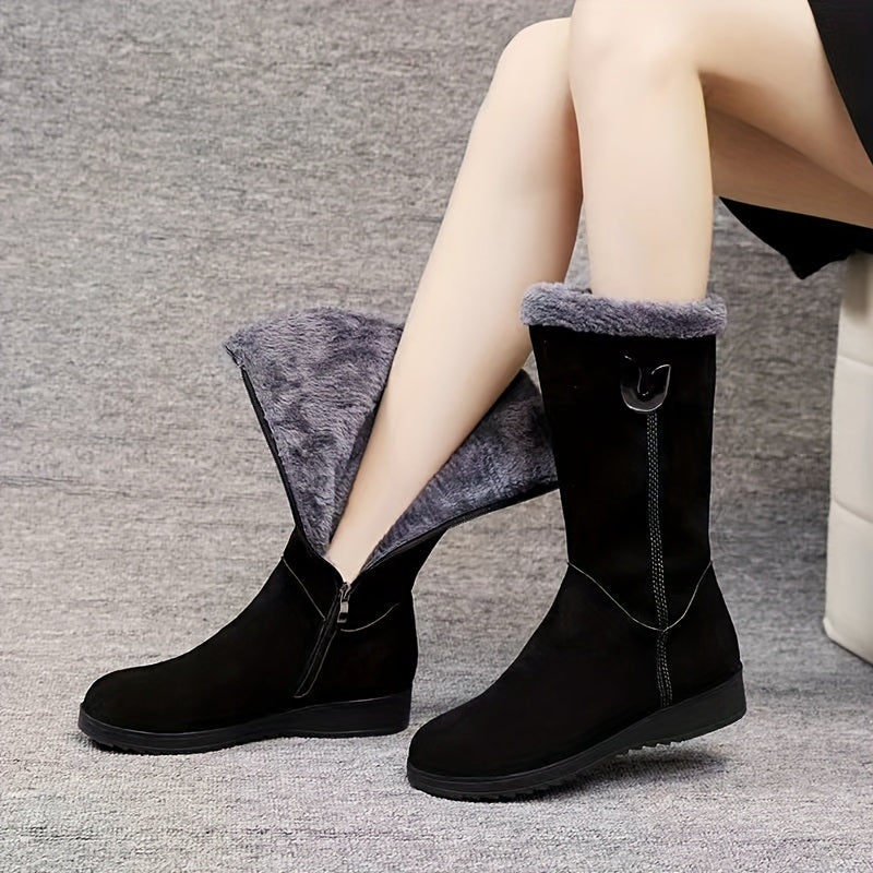 Gefütterte Winterstiefel für Damen