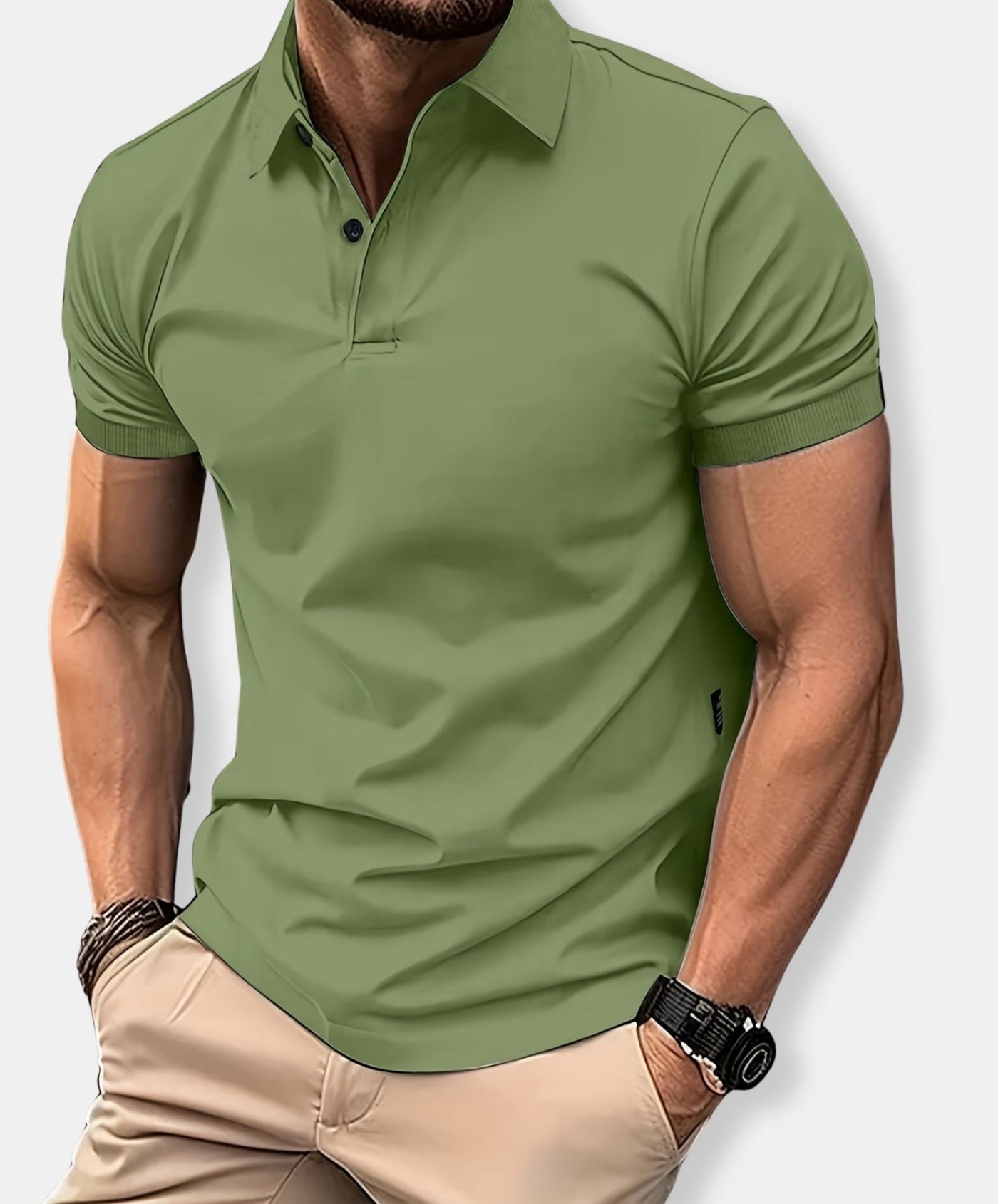 Lässiges Kurzarm Poloshirt Für Herren | Sommer