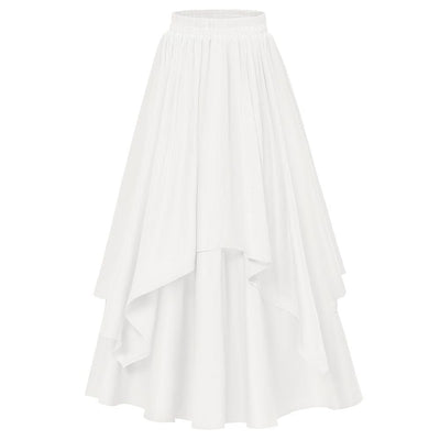 Renaissance Dual-Layer Swing Maxi Skirt