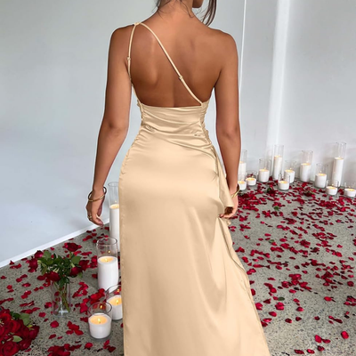Imra - elegantes Abendkleid mit Schlitz
