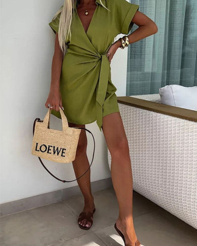 Louise™ | Eleganter Kurzarm-Jumpsuit