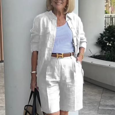 EVALUNA – Das elegante zweiteiler-set für einen sommer voller stil