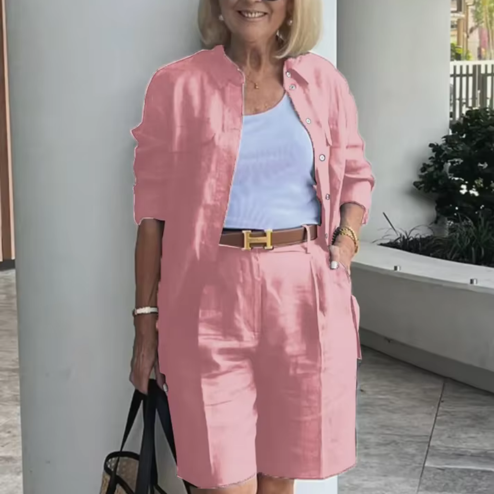 EVALUNA – Das elegante zweiteiler-set für einen sommer voller stil