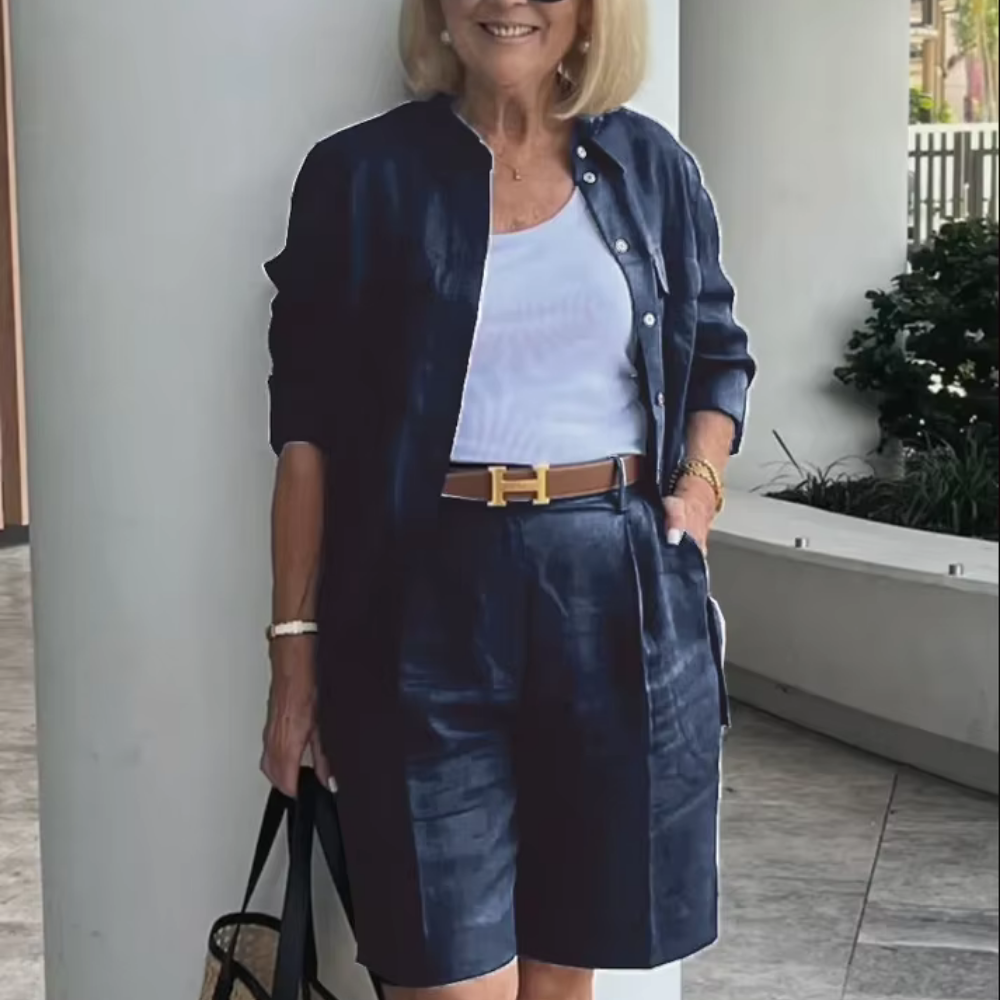 EVALUNA – Das elegante zweiteiler-set für einen sommer voller stil