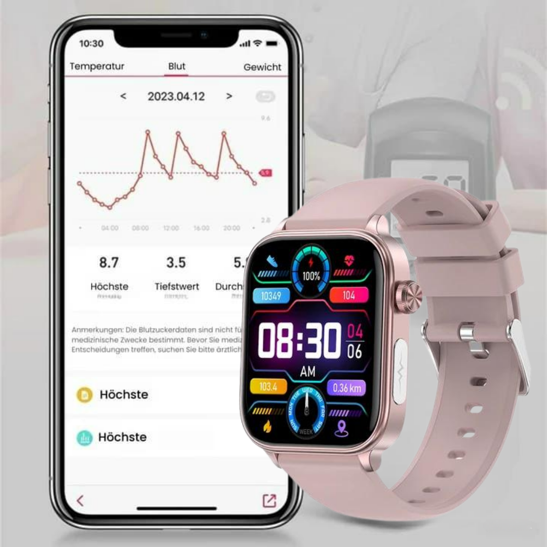 Gluco mit SOS-Funktion und zertifizierter Blutzuckermessung