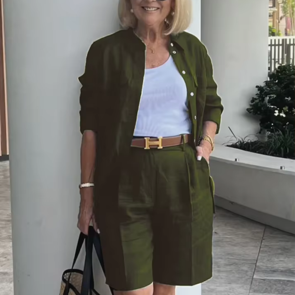 EVALUNA – Das elegante zweiteiler-set für einen sommer voller stil