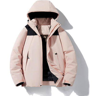 Skijacke mit Kapuze und Taschen | Winterjacke