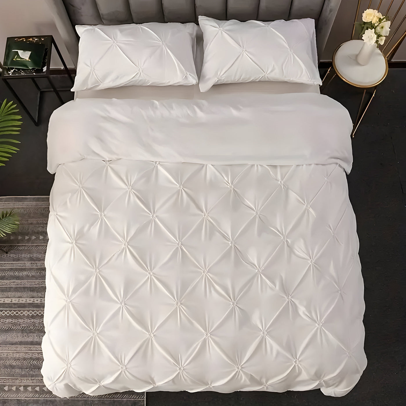CloudLoom Duvet Set - Kneifen Quetschfalten-Bettdecke Set