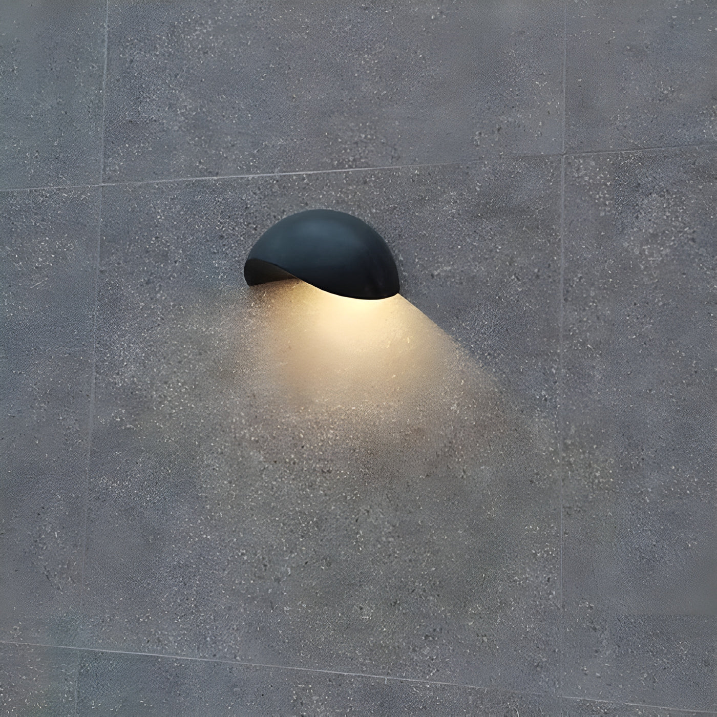 NoirLume Light - Minimalistische halbkreisförmige LED-Wandleuchte