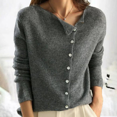 Yvonne | Vielseitiger Button-Pullover für stilvollen Komfort