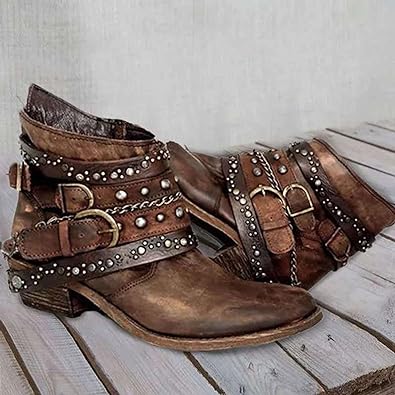 Damen  Modisch Cowboy Stiefeletten | Lässig