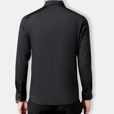 Herren Schlanke Passform Hemd | Langarm