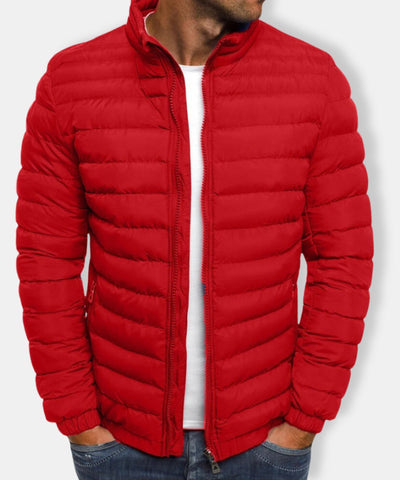 Herren Stepp Reißverschluss Jacke | Langarm