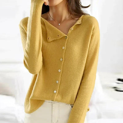 Yvonne | Vielseitiger Button-Pullover für stilvollen Komfort