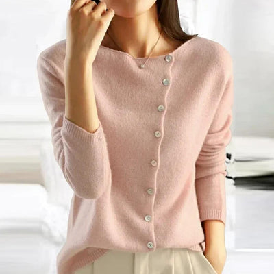 Yvonne | Vielseitiger Button-Pullover für stilvollen Komfort