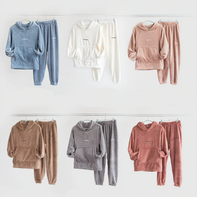 D.STATION Kuscheliger Fleece-Hausanzug | Perfekte Wärme und Gemütlichkeit für entspannte Tage