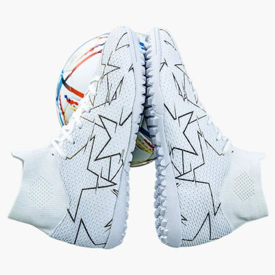 Herren-Fußball schuhe mit Schnürverschluss und strukturierter Sohle