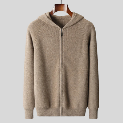 ROYAL CASHMERE MERINO WOOL ZIP UP