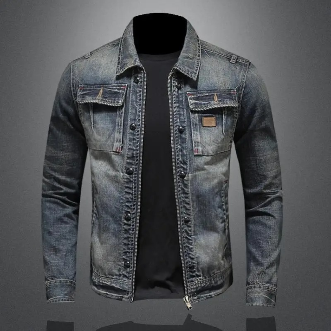 LOGAN VINTAGE DENIM JACKE