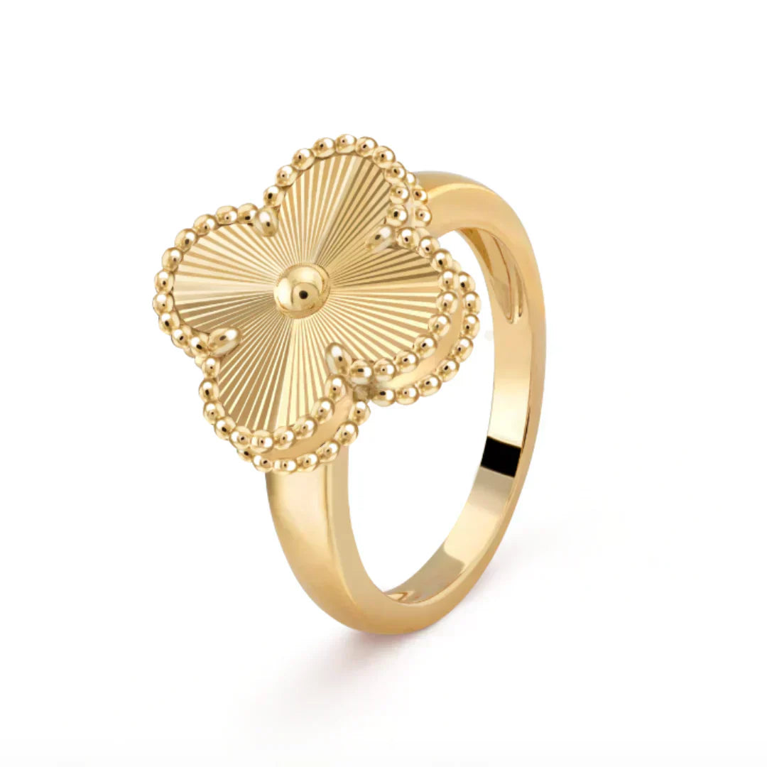 KLEEBLATT RING | GOLD
