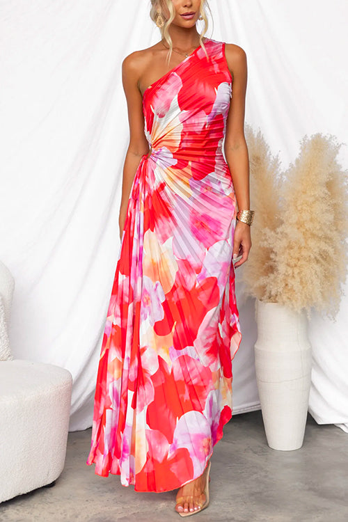Adriana | Asymmetrisches One-Shoulder-Kleid.
